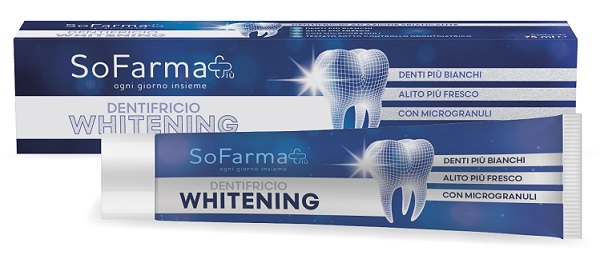 Dentifricio whitening 75 ml sofarmapiu' — confronto prezzi