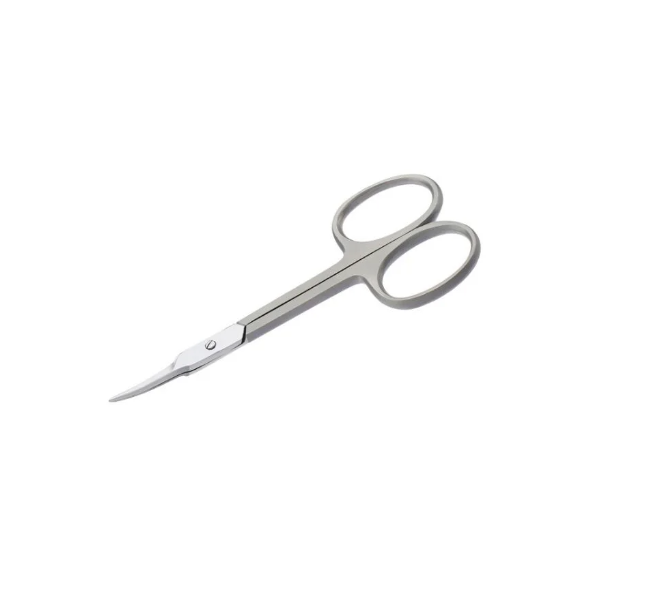 Colors Forbice per Pellicine Punta Curva Extrafine, 1 Pezzo - Strumento Professionale per Manicure