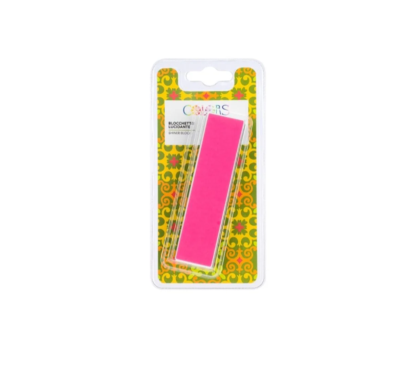 Colors Blocchetto Lucidante, 1 Pezzo - Strumento per Lucidare Unghie e Manicure Professionale