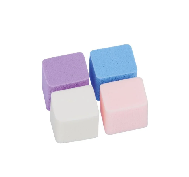 Colors Rombi per Fondotinta, 4 Pezzi - Applicatori Fondotinta per Trucco Uniforme e Professionale