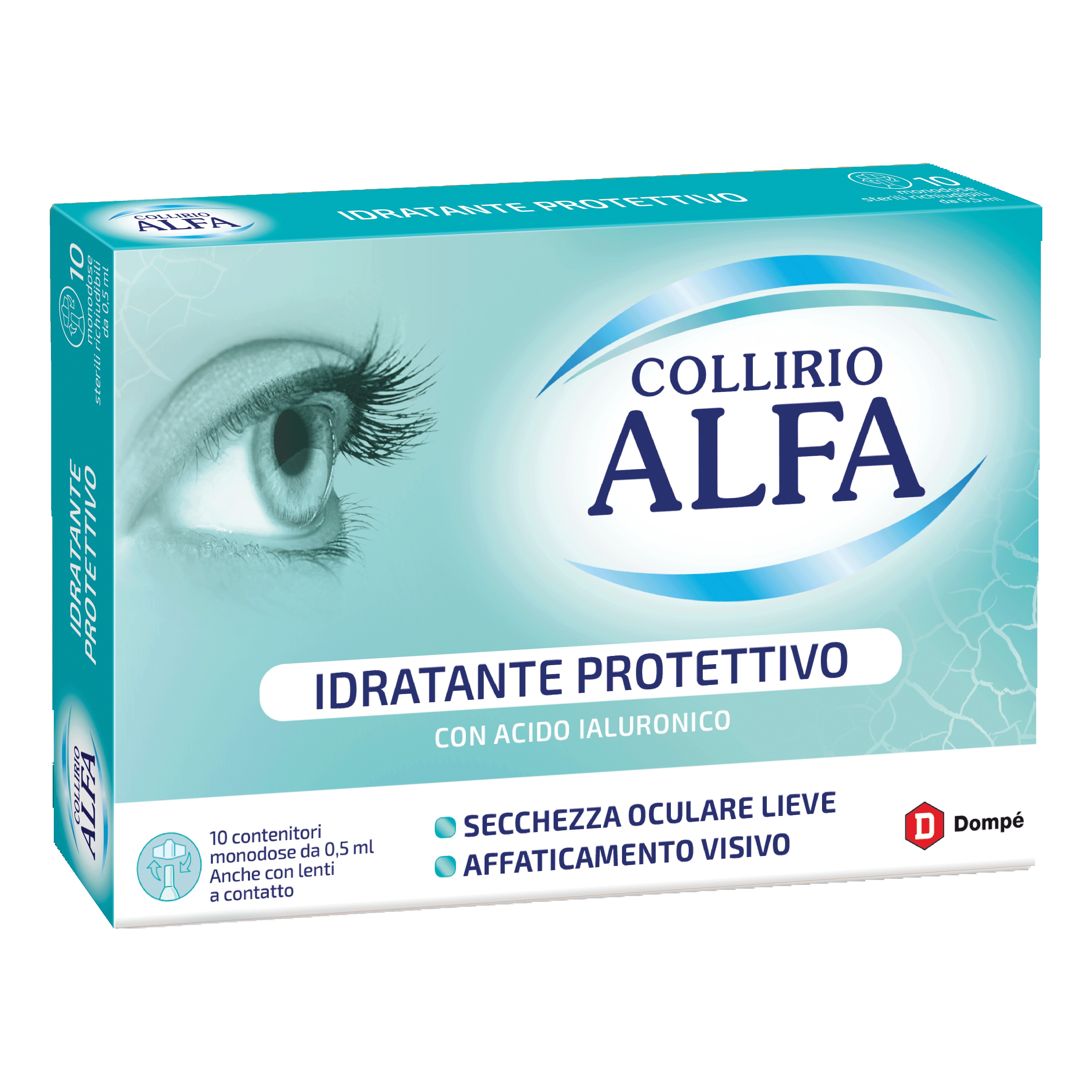 Collirio Alfa Idratante Protettivo 10 Flaconcini Monodose