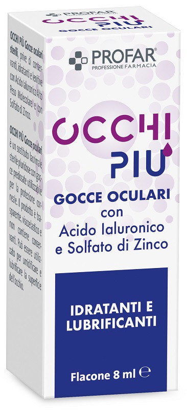 Profar Occhi Più - Gocce Oculari Idratanti e Lubrificanti, 8ml