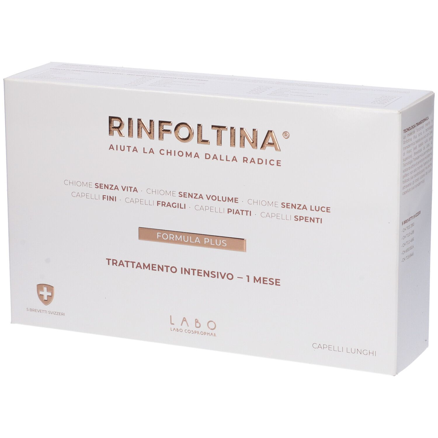 LABO Rinfoltina Plus Trattamento Intensivo Capelli Lunghi 20 Fiale 70 ml