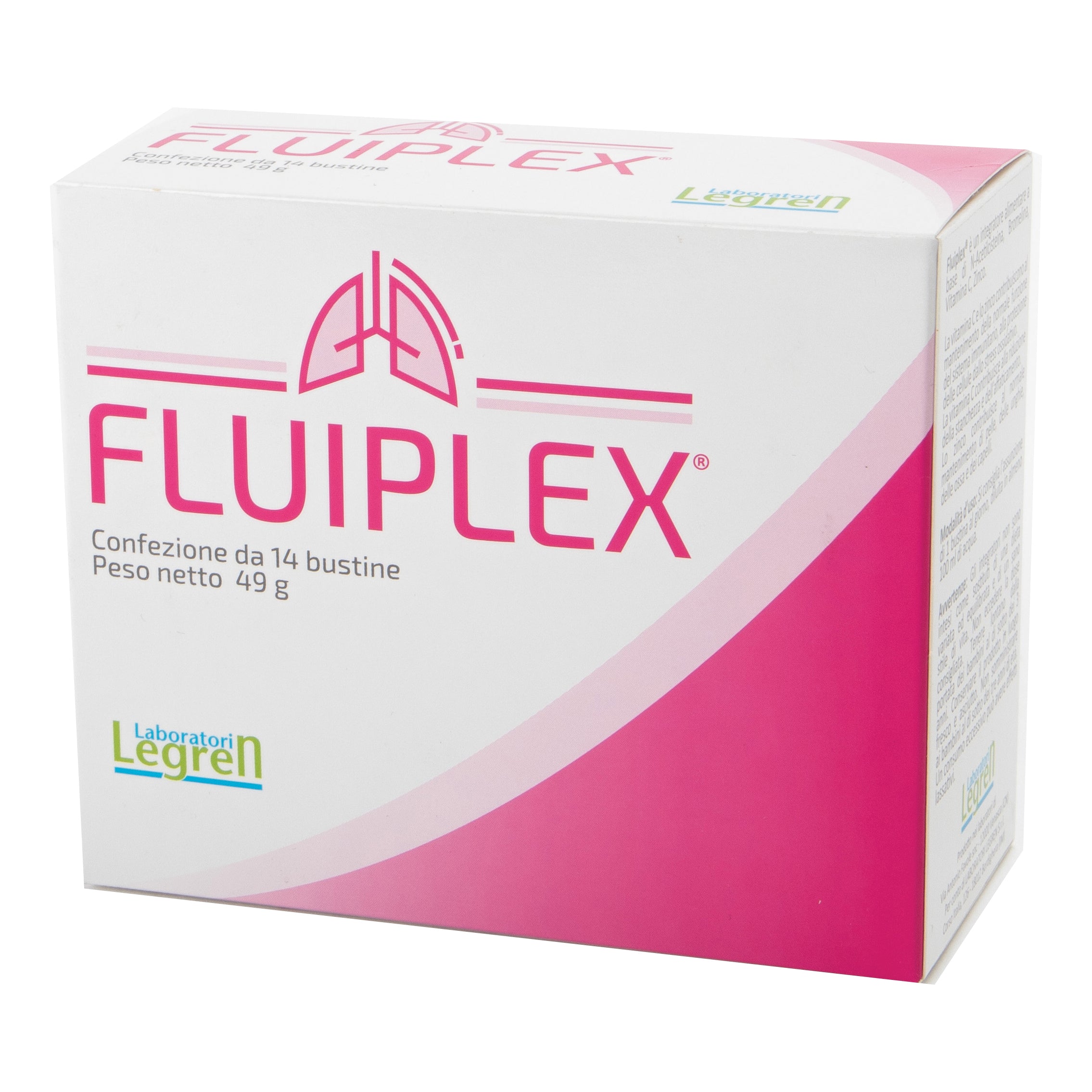 Laboratori Legren Fluiplex Integratore Alimentare Vie Respiratorie, 14 bustine — confronto prezzi