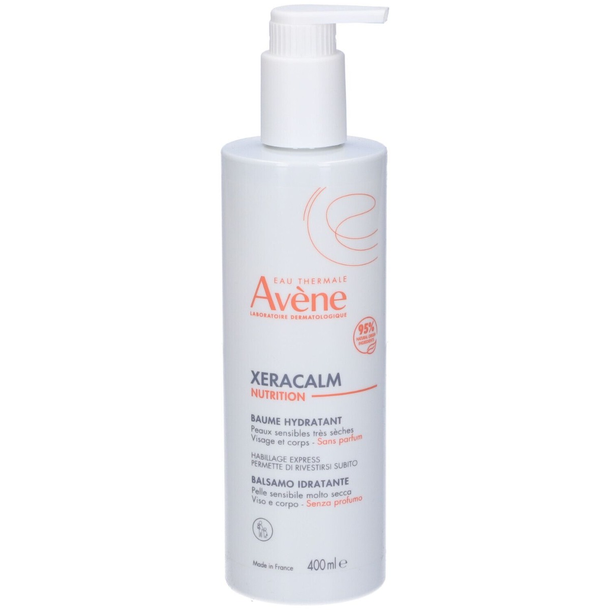 Avene Xeracalm Nutrition Balsamo Idratante - Trattamento viso e corpo per pelle molto secca - 400 ml - prezzo speciale