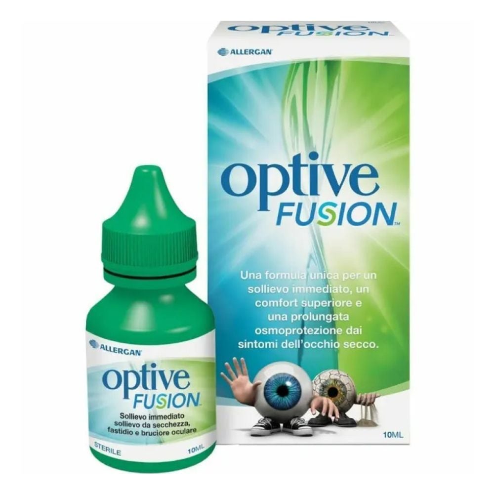 Allergan Optive Fusion Soluzione Oftalmica Lubrificante e Osmoprotettiva, 10ml