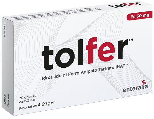 Tolfer ihat idrossido ferro adipato tartrato nano 30 capsule — confronto prezzi