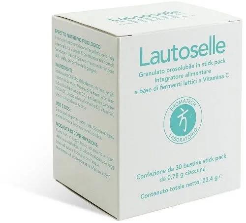 Bromatech Lautoselle Integratore Fermenti Lattici per Pelle 30 Bustine