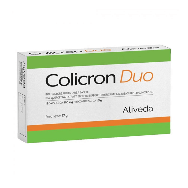 Colicron Duo Integratore Digestione 15 Capsule + 15 Compresse