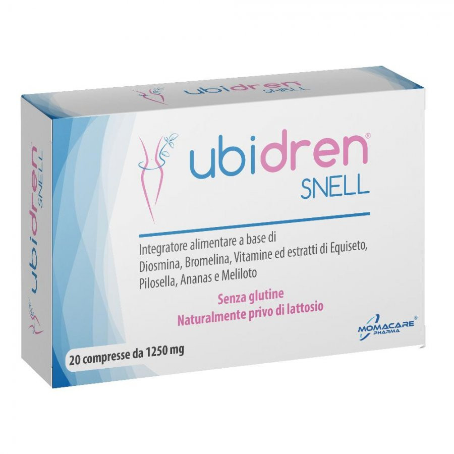 Ubidren Snell Integratore Per Il Drenaggio Dei Liquidi E Il Microcircolo 20 Compresse