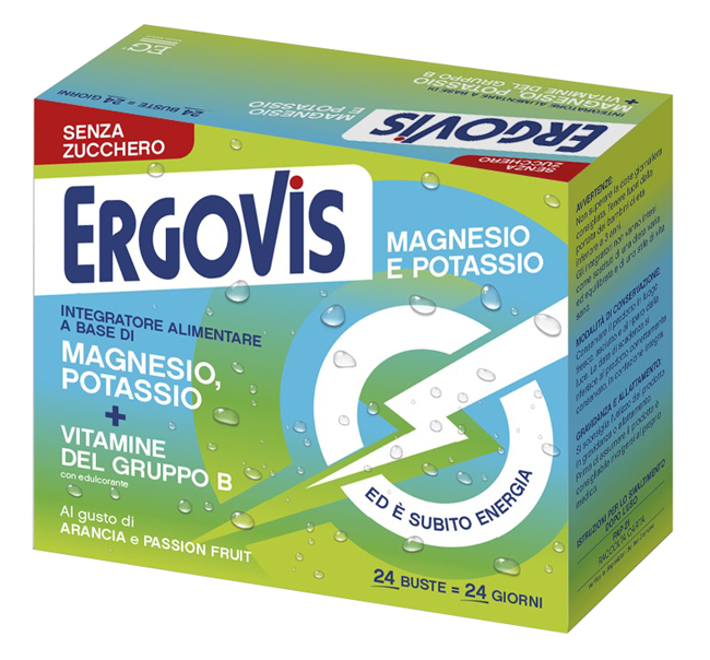 Ergovis Magnesio Potassio Vitamine B 24 bustine