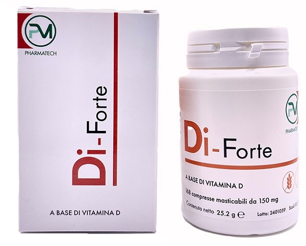 Di-forte Integratore Per Il Benessere Di Ossa E Sistema Immunitario 168 Compresse Masticabili