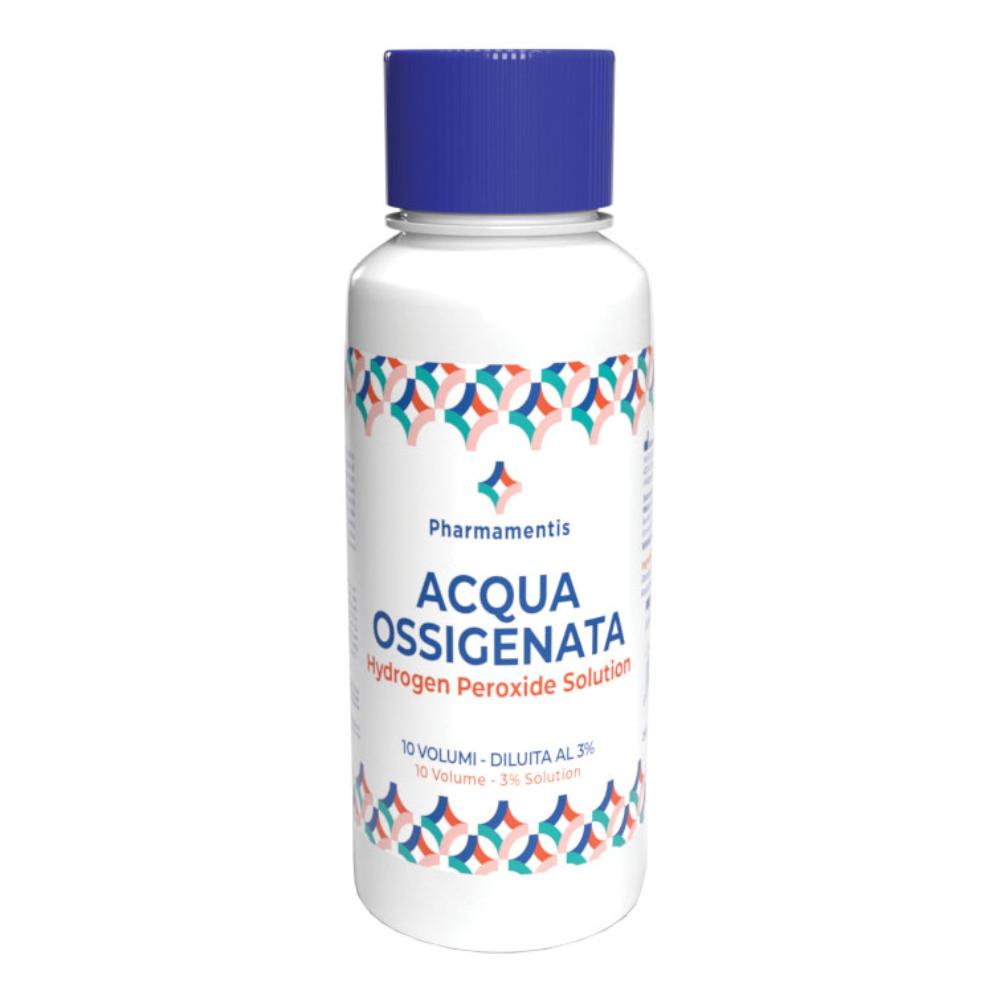 Pharmamentis Acqua Ossigenata - Pharmamentis disinfettante perossido d’idrogeno per la pelle, 250 ml