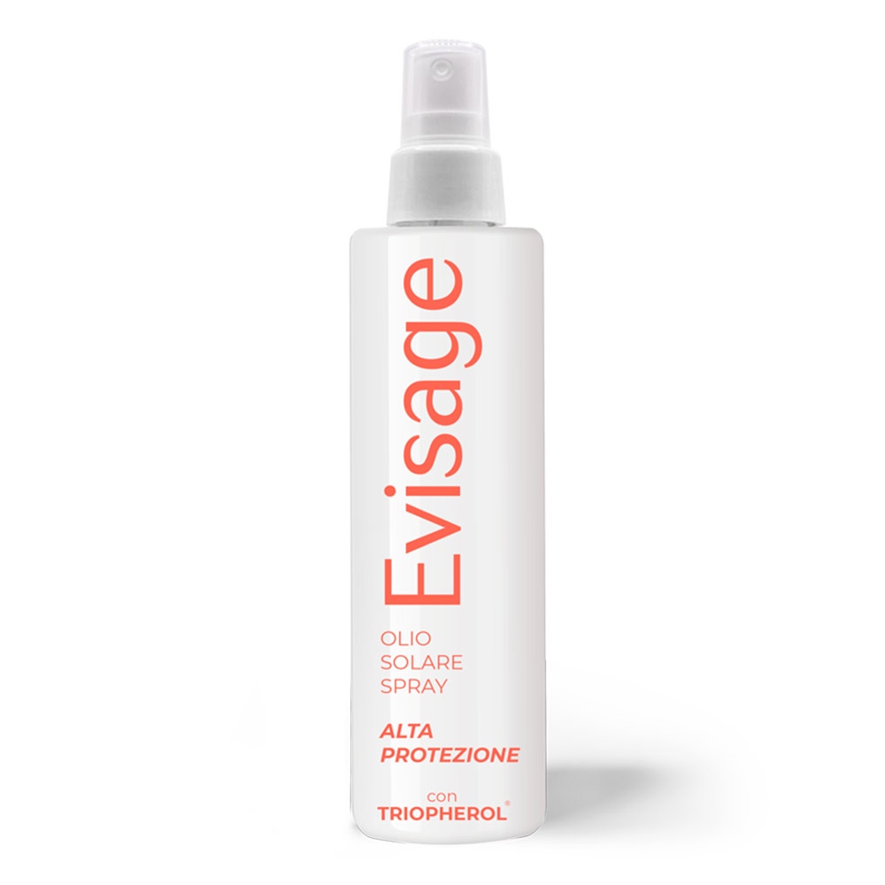 Evisage Crema Solare Olio Spray Alta Protezione Con Triopherol 200ml