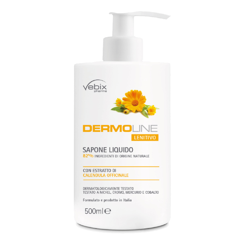 Vebix dermoline calendula sapone liquido 500 ml — confronto prezzi
