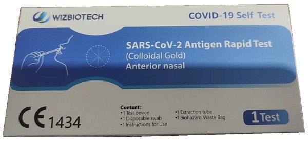 Test antigenico rapido covid-19 wizbiotech autodiagnostico rilevazione qualitativa antigene sars-cov-2 in tamponi nasali — confronto prezzi