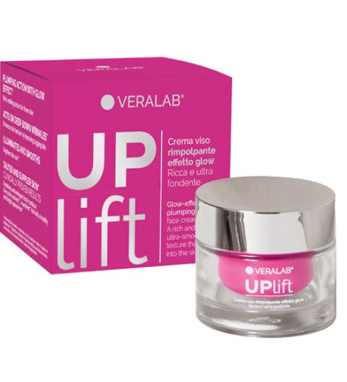 VERALAB UPLIFT CREMA VISO RIMPOLPANTE texture ricca effetto glow