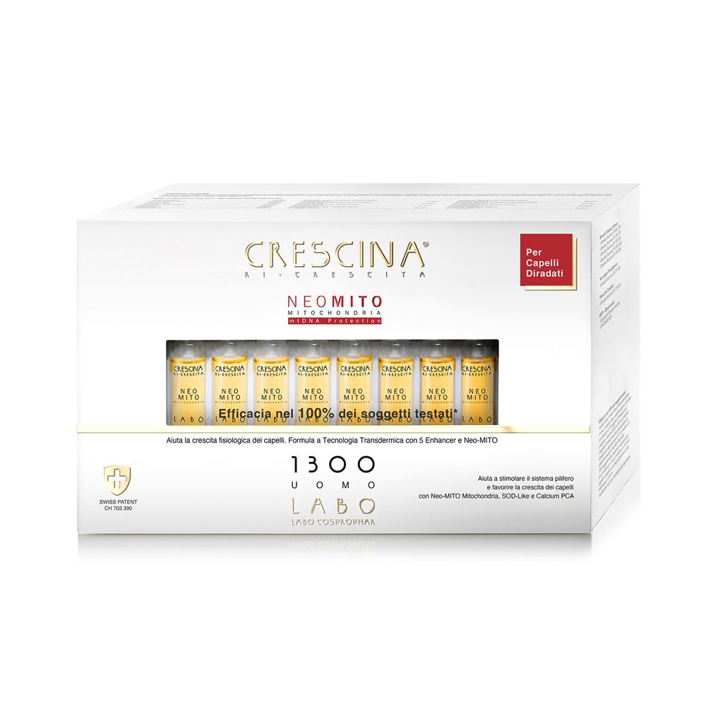 LABO Crescina Ri-Crescita Neo Mito Formula 1300 Uomo 140 ml Fiale