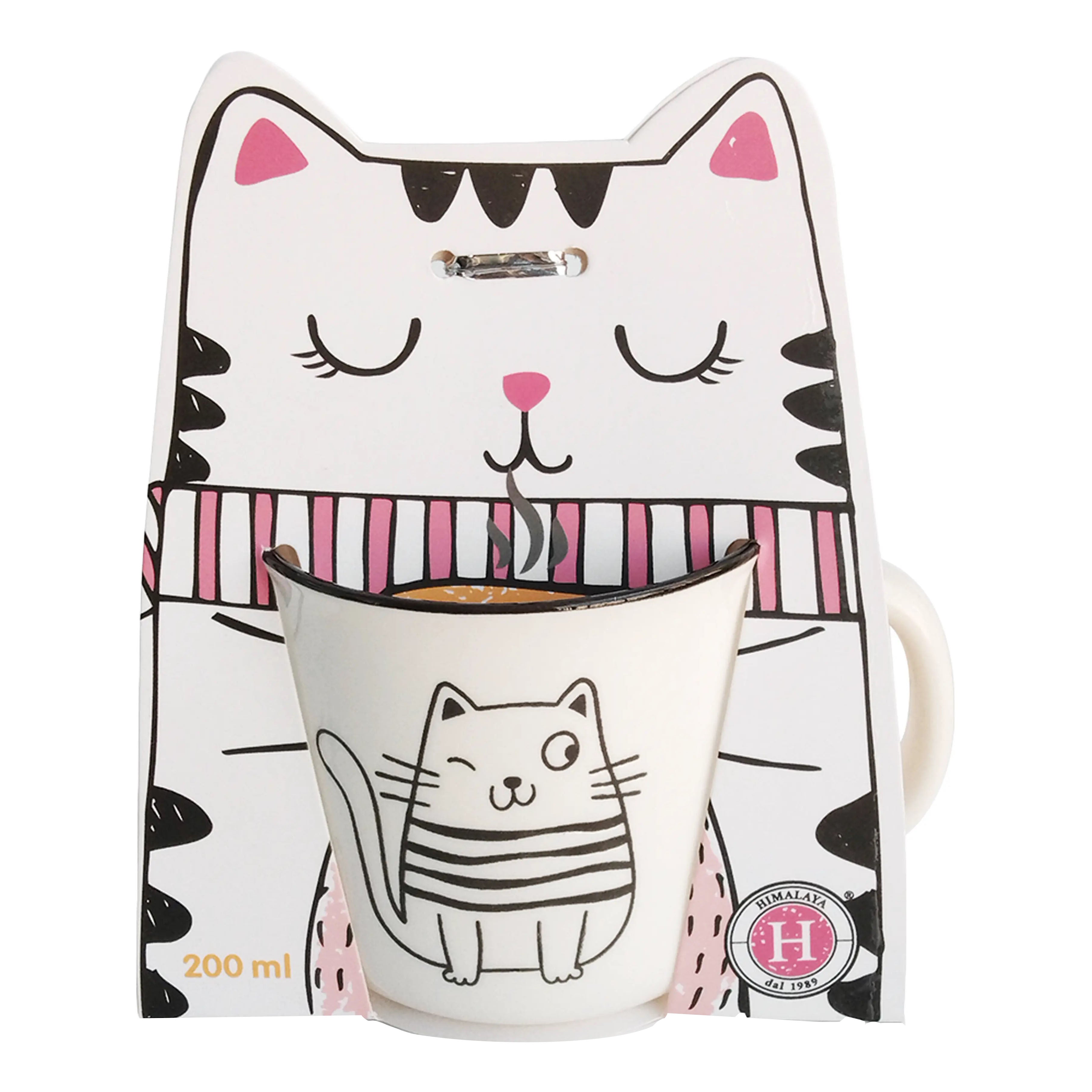 Himalaya Mug Family Cats | Tazza in Ceramica | 200 ml