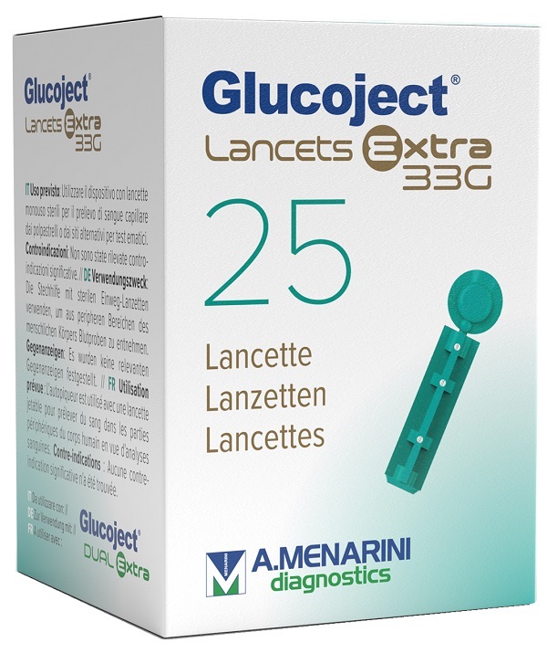 Glucoject Lancets Plus G33 25 Pezzi — confronto prezzi