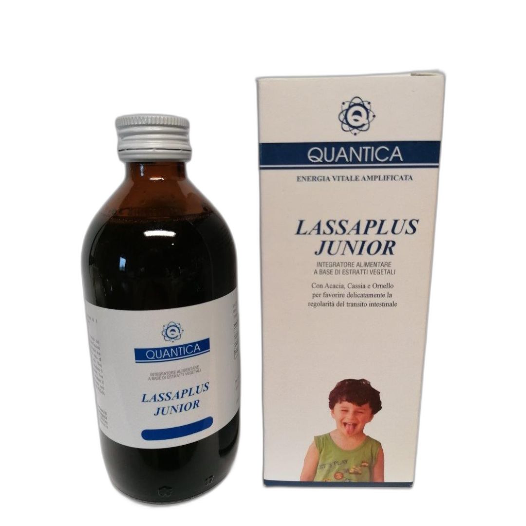 Quantica Lassaplus Junior 200 ml, Integratore per la Regolarità Intestinale Bambini
