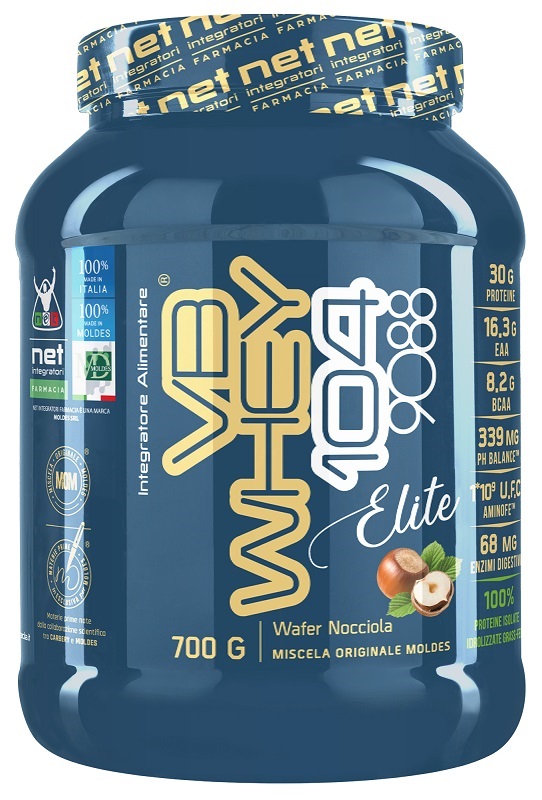 Vb Whey 104 Elite Integratore Di Proteine Isolate E Idrolizzate Gusto Wafer Nocciola 700 Grammi
