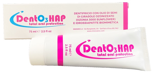 Innovares DentO3 HAP Dentifricio all'Olio di Semi di Girasole Anti-Macchie Anti-Erosione Smalto, 75ml — confronto prezzi
