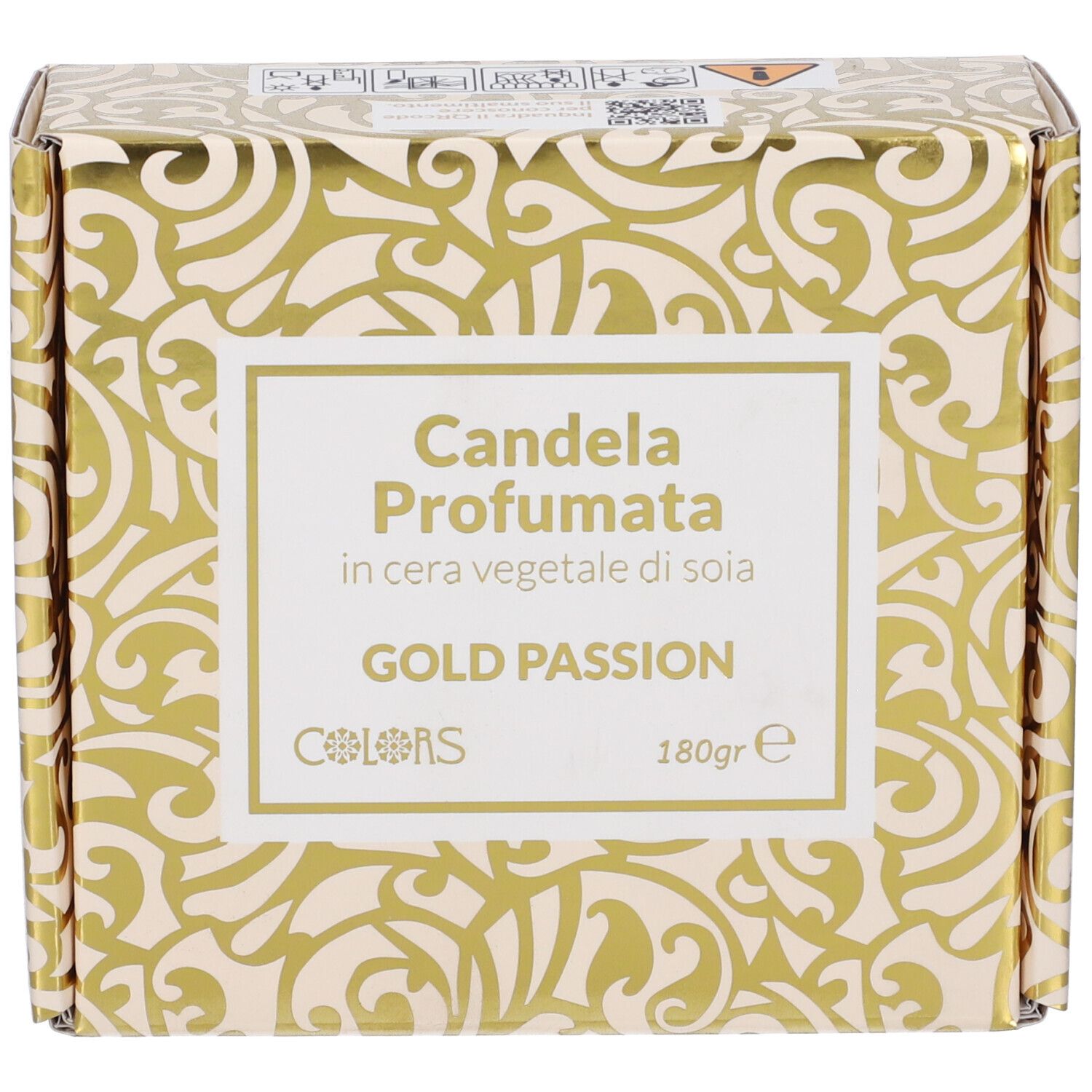 Colors Candela Profumata Gold Passion in Cera Vegetale 1 pz Altro