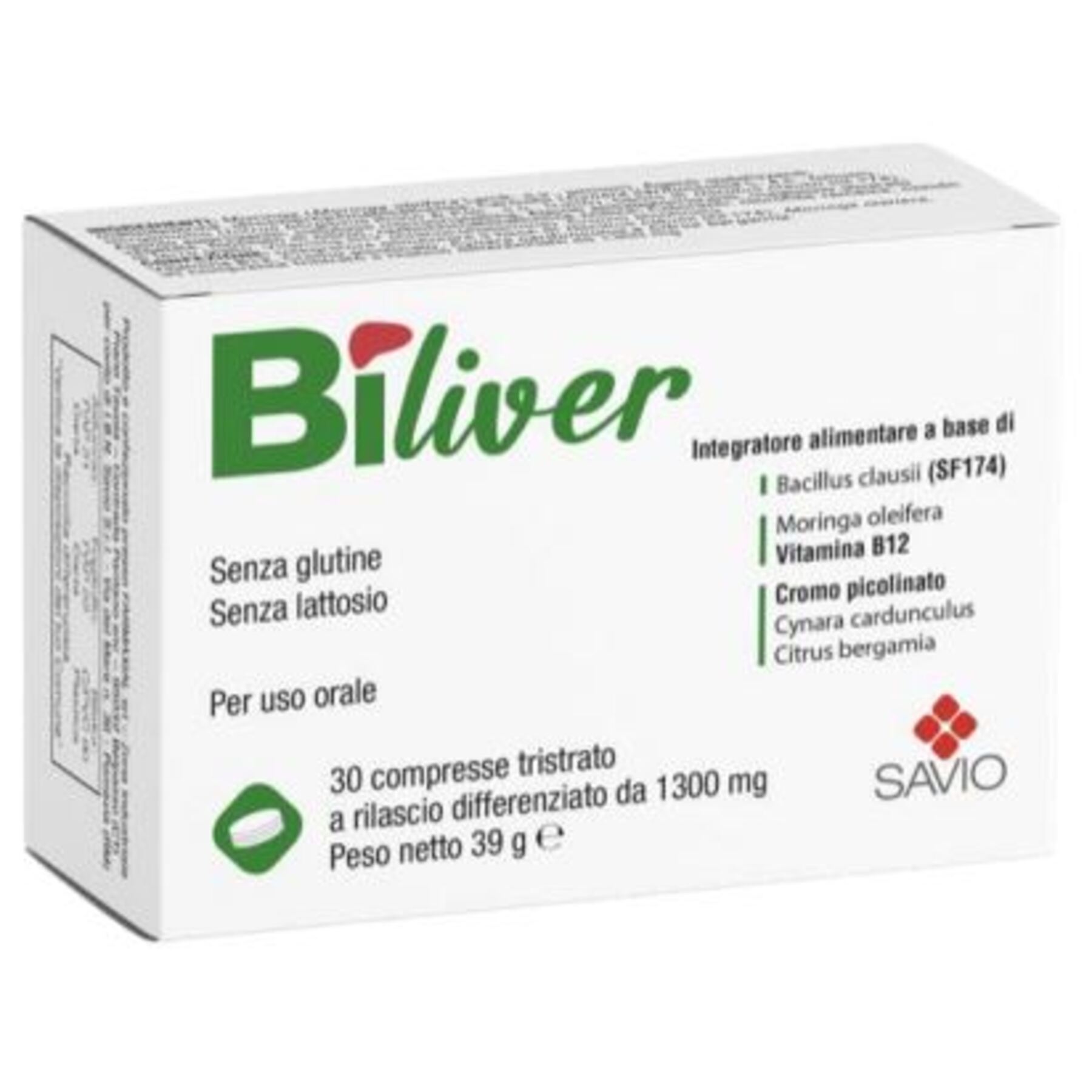 Biliver Integratore per Fegato e Controllo del Peso 30 Compresse — confronto prezzi