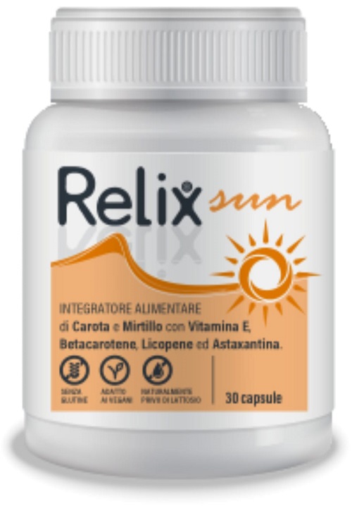 Relix Sun Integratore Per Abbronzatura E Protezione Della Pelle 30 Capsule