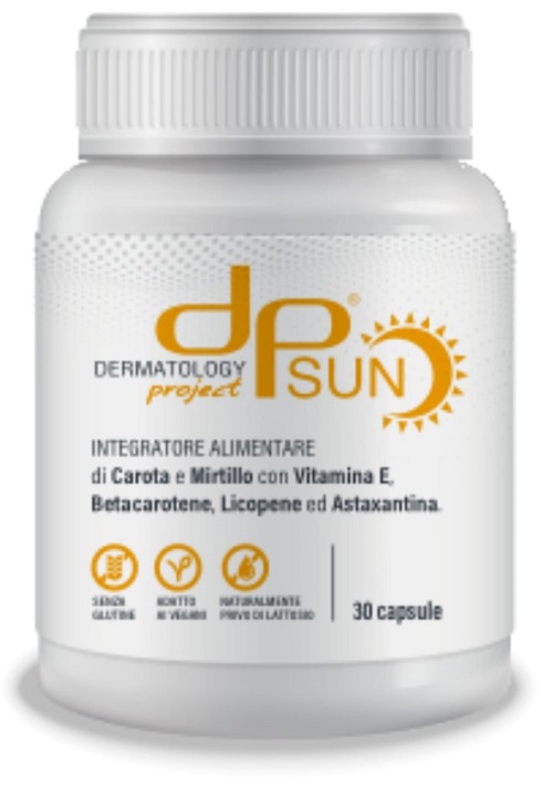 Dp Dermatology Project Sun Integratore Per Abbronzatura E Protezione Della Pelle 30 Capsule