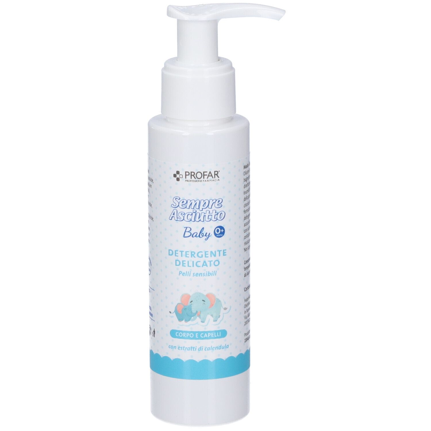 Profar Sempre Asciutto Baby Detergente Delicato Corpo e Capelli 100 ml