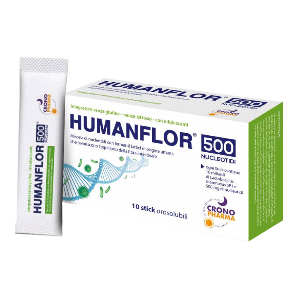 HUMANFLOR 500 NUCLEOTIDI8STICK — confronto prezzi