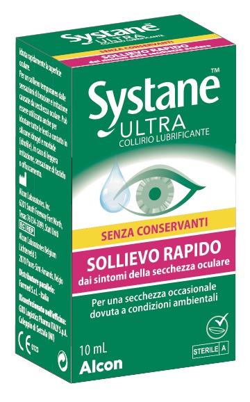 Systane Ultra Sollievo Rapido Per La Secchezza Oculare Collirio Lubrificante 10ml