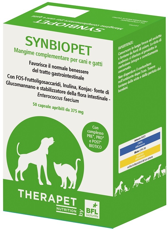 Synbiopet Mangime Complementare Per Cani E Gatti 50 Capsule