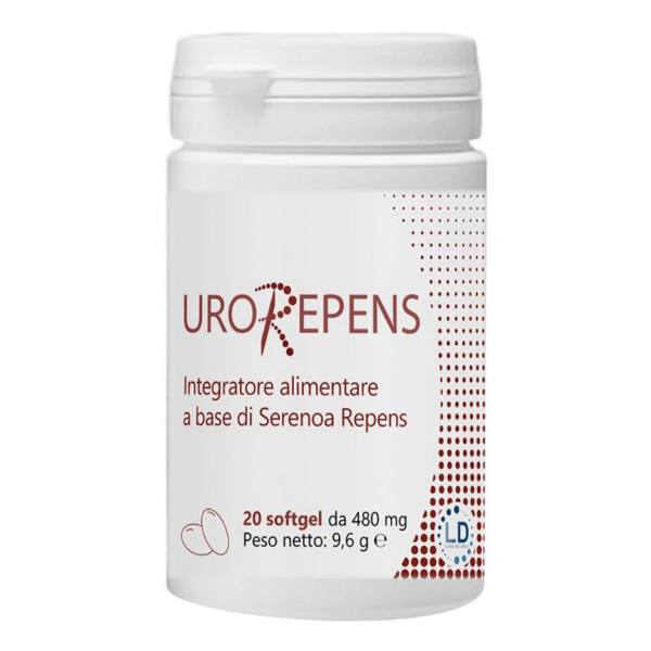 Urorepens Integratore Alimentare Serenoa Repens 20 Softgel per Prostata