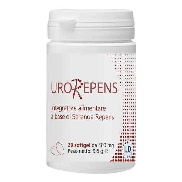 Urorepens Integratore Alimentare Serenoa Repens 20 Softgel per Prostata