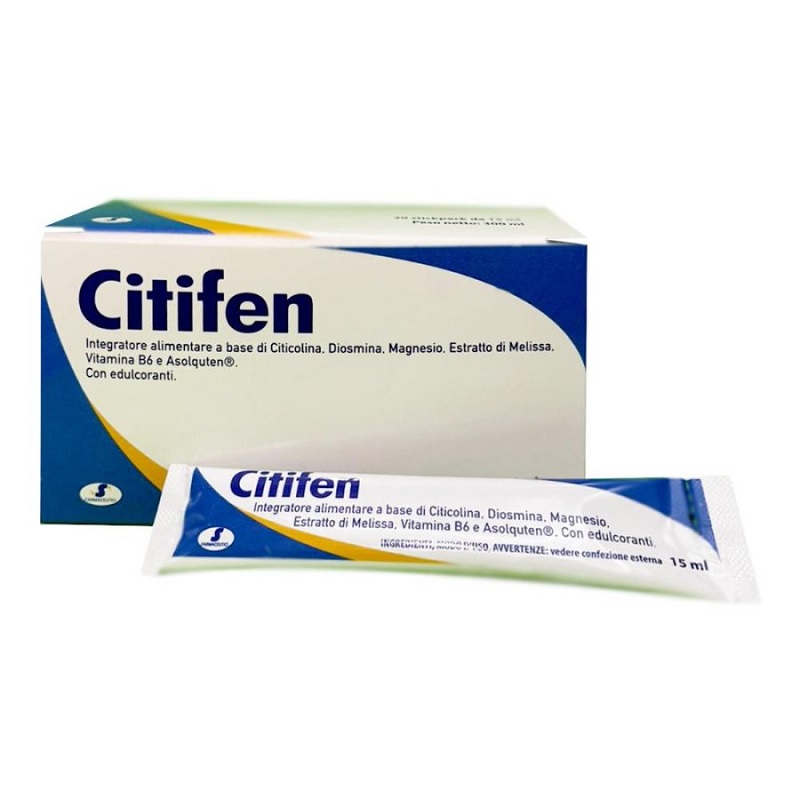 Citifen Integratore Per Le Funzioni Cognitive E La Concentrazione 20 Flaconcini Monodose Da 15ml