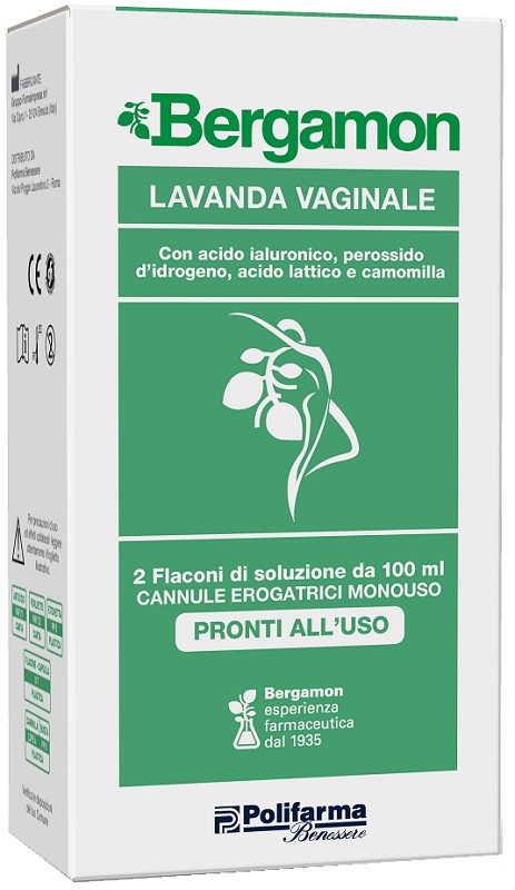 Lavanda vaginale bergamon 2 flaconi da 100 ml + 2 cannule erogatrici monouso — confronto prezzi