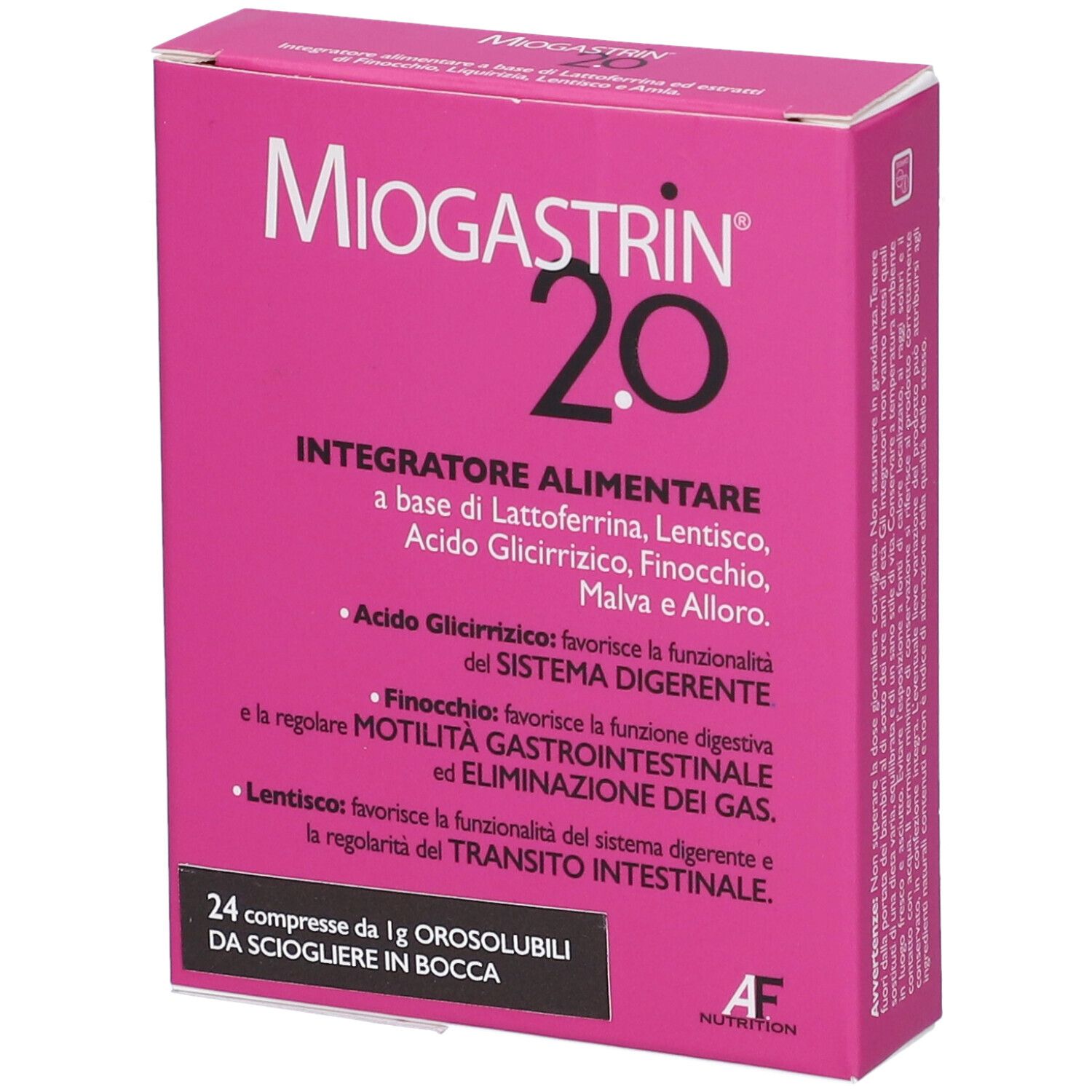 Miogastrin 2.0 Compresse Orosolubili 24 g — confronto prezzi