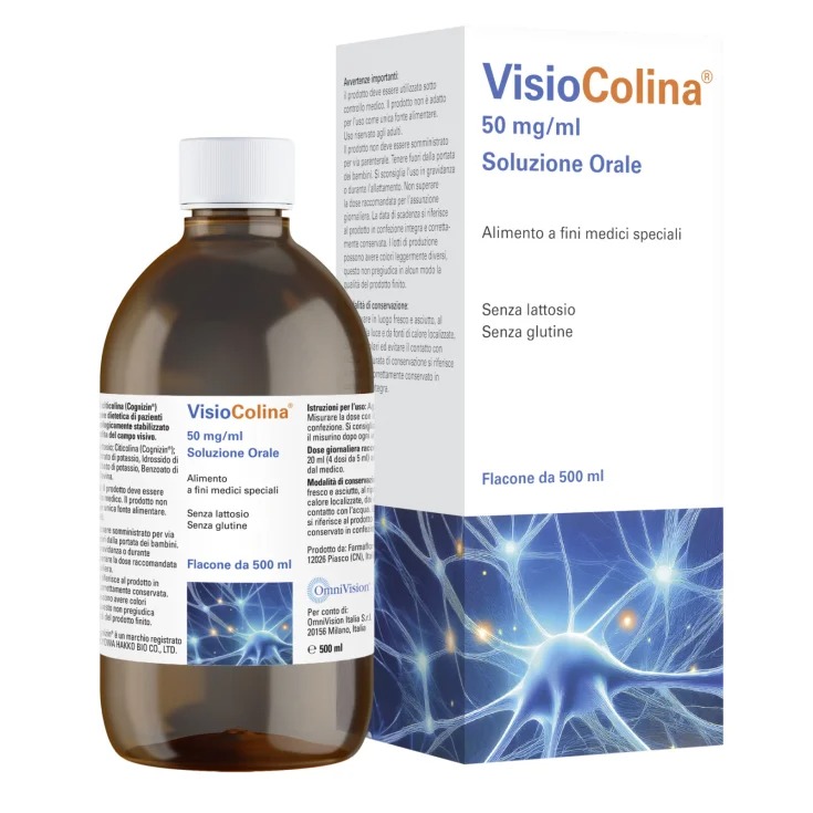 Visiocolina 50mg/ml soluzione orale 500 ml