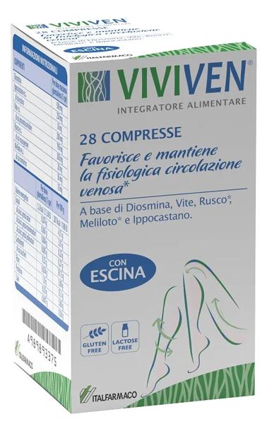Viviven Integratore per la Circolazione Venosa 28 Compresse — confronto prezzi