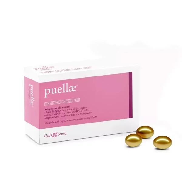 Puellae Integratore per il Ciclo Mestruale 30 Capsule Molli — confronto prezzi