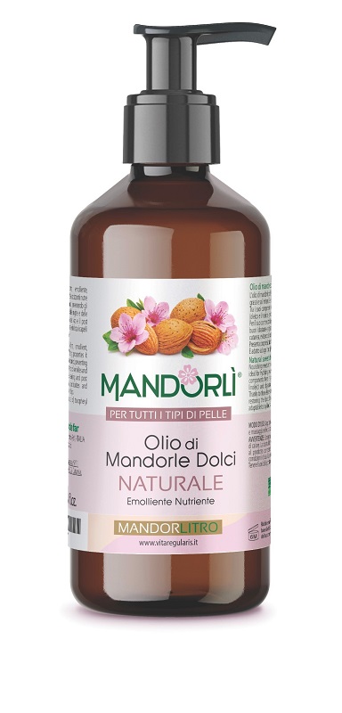 Mandorlì Olio Di Mandorle Dolci Naturale Idratante Emolliente E Nutriente Per Corpo Viso Capelli 1000ml