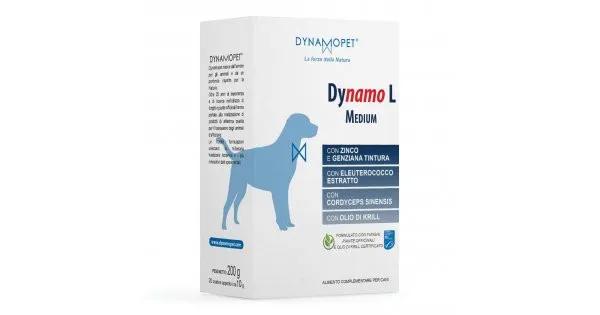 Dynamo L Medium Integratore Cani Difese Naturali 20 Stick Da 10 G