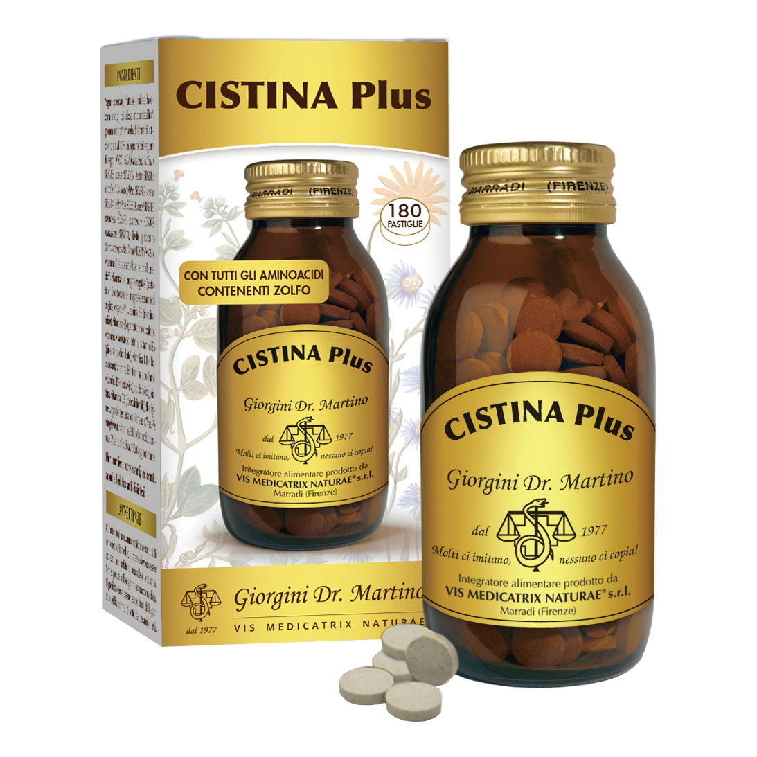 Cistina plus 180 pastiglie — confronto prezzi