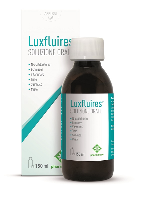Luxfluires Integratore Per Le Difese Immunitarie E Per Le Vie Respiratorie Soluzione Orale 150ml