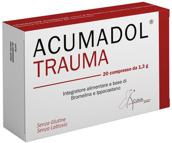 Acumadol Trauma Integratore Per Il Microcircolo E Per Gli Edemi 20 Compresse — confronto prezzi