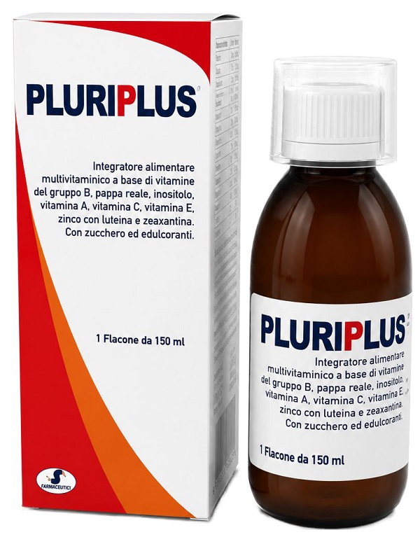 Pluriplus Integratore Per Energia Vista E Difese Immunitarie Soluzione Orale 150ml