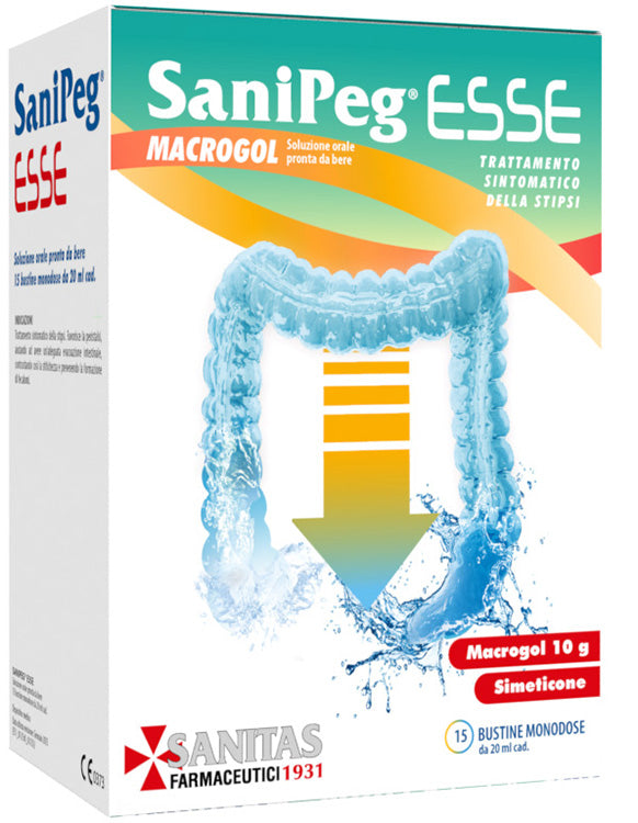 Sanipeg Esse Trattamento Sintomatico Della Stipsi 15 Bustine Monodose Da 20ml — confronto prezzi